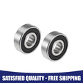 Set of 2 6201-2RS Ball Bearings for Universal Applications (12x32x10mm)