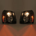 Headlight Assembly Set of 2 for GMC Yukon XL 1500 Denali (2007–2014) Black Housing