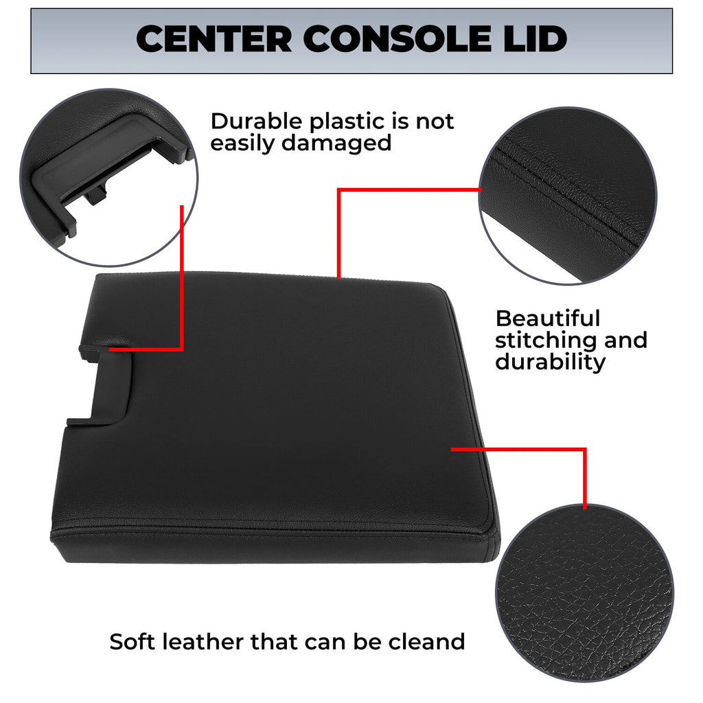 Center Console Lid for Chevy Silverado GMC Sierra (2007–2014) 924-810 20864154
