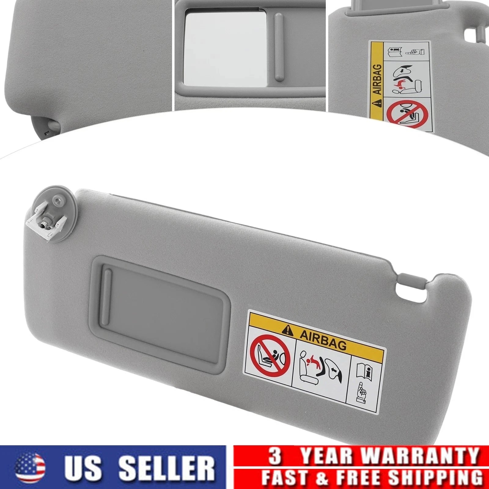 Left Side Sun Visor with Mirror for Lexus GX460 (2010–2021)