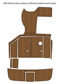 EVA Teak Floor Cockpit Pad for Sea Ray Sundancer 290 (1999–2000)