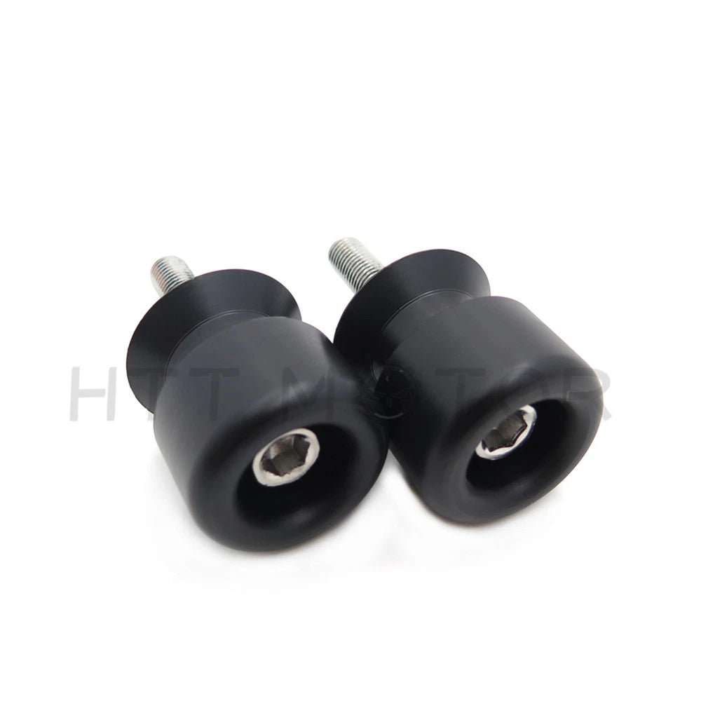 Black Swingarm Spools 10mm for Kawasaki Ninja Z1000, ER-6N, EX250F, EX650, ZRX1100