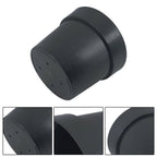 Set of 5 Gallon 12 Inch Black Plastic Round Pots for Plants