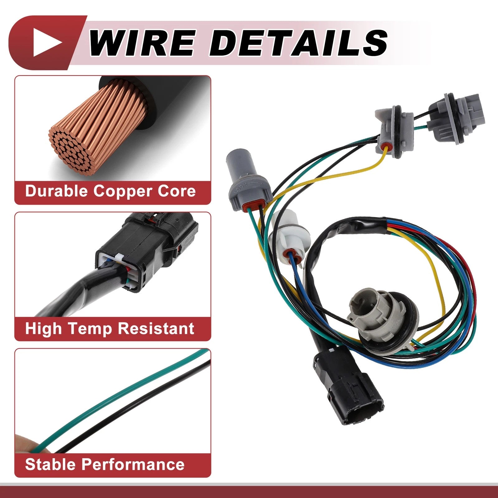 Tail Light Socket Wiring for Kia Soul (2010–2013) No. 92450-2K500