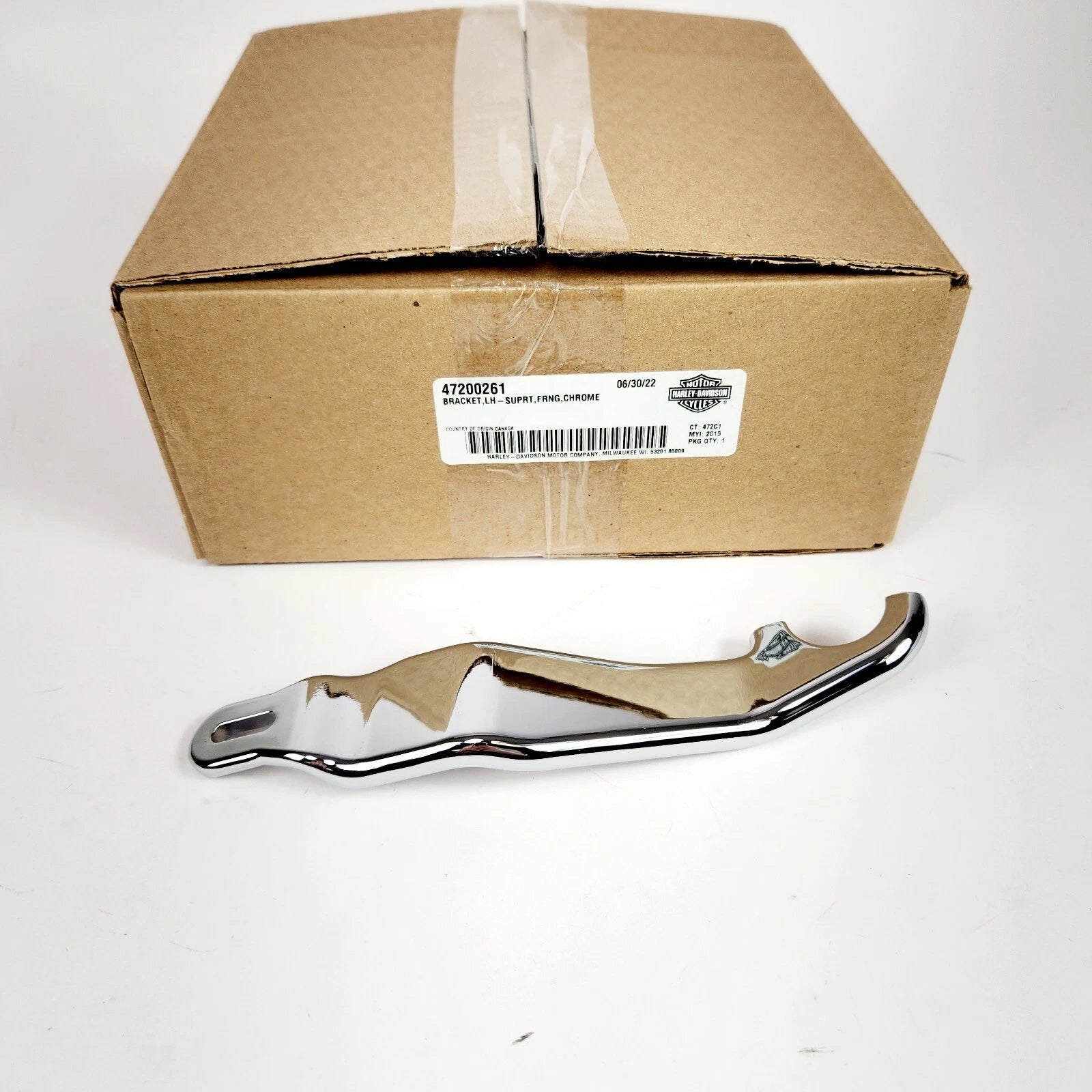 Chrome Fairing Support Bracket (LH) for Harley-Davidson Road Glide (OEM 47200261)