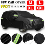 Waterproof Full Car Cover for Universal Fit (M-XXL) - UV, Dust, Rain Resistant