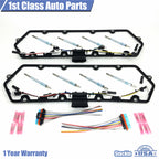 Valve Cover Gasket Set with Glow Plugs for Ford F-350 F-250 (1999–2003)