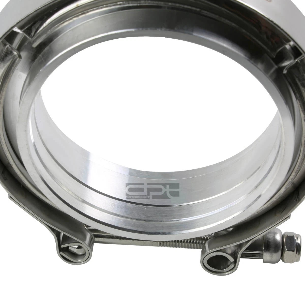 3" Stainless V-Band Clamp + Aluminum Flange for Turbo Down Pipe Wastegate