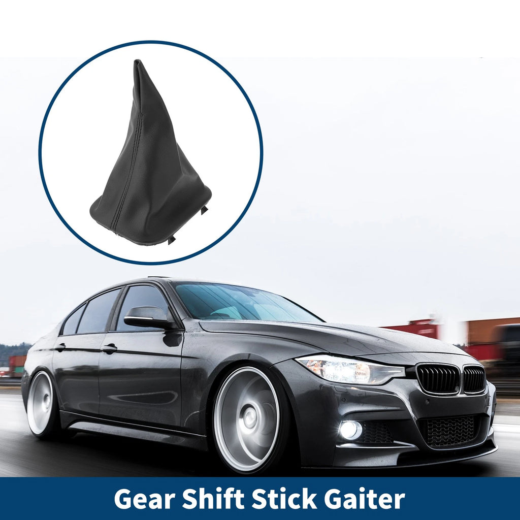 1 Pc Gear Shift Gaiter for BMW E30 (1981–1991) Black Leather
