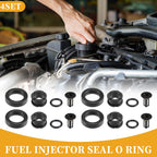 Set of 4 Fuel Injector Seal O Rings for Honda CRV (1999–2001) NBR Rubber