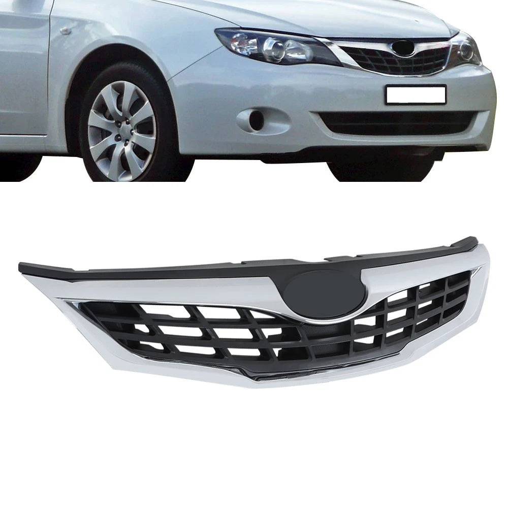 Gloss Black Front Bumper Grille for Subaru Impreza (2008–2009)