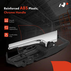 Front Interior Door Handle for Chevrolet Aveo (2007-2011) Chrome Black