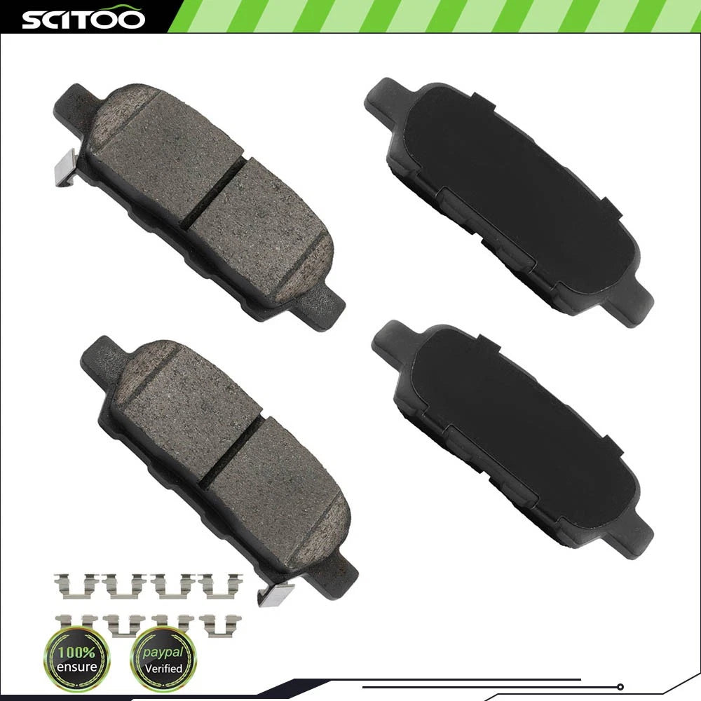 Rear Premium Ceramic Brake Pads for Nissan Rogue Select Sentra (2008–2010)