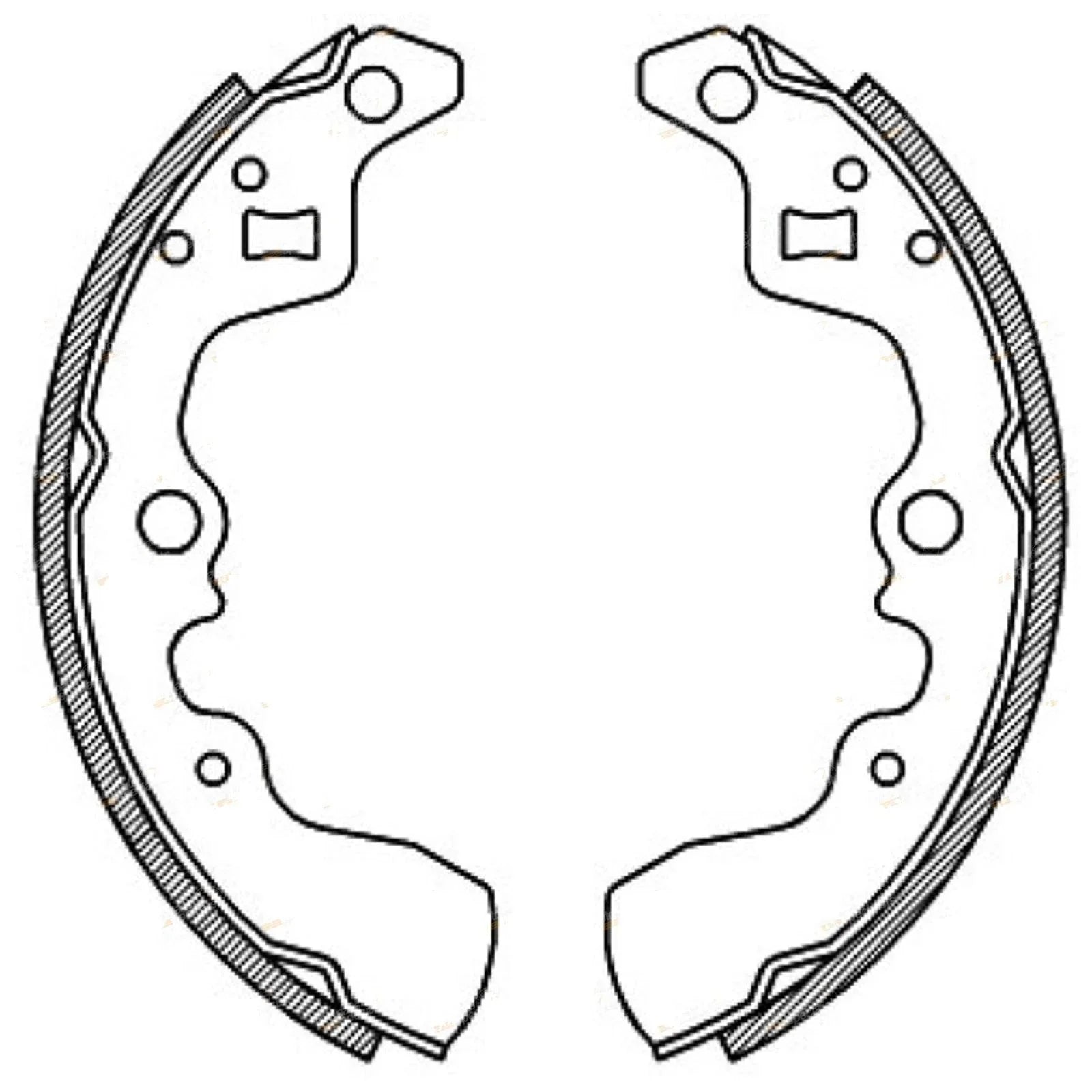 Rear Brake Shoes 1.3L Pads Set for Barina MB ML MF MH