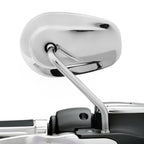 Chrome Rear View Mirrors for Harley Touring Sportster XL XR 1200 883 FLSTC FLST (2000–2023)