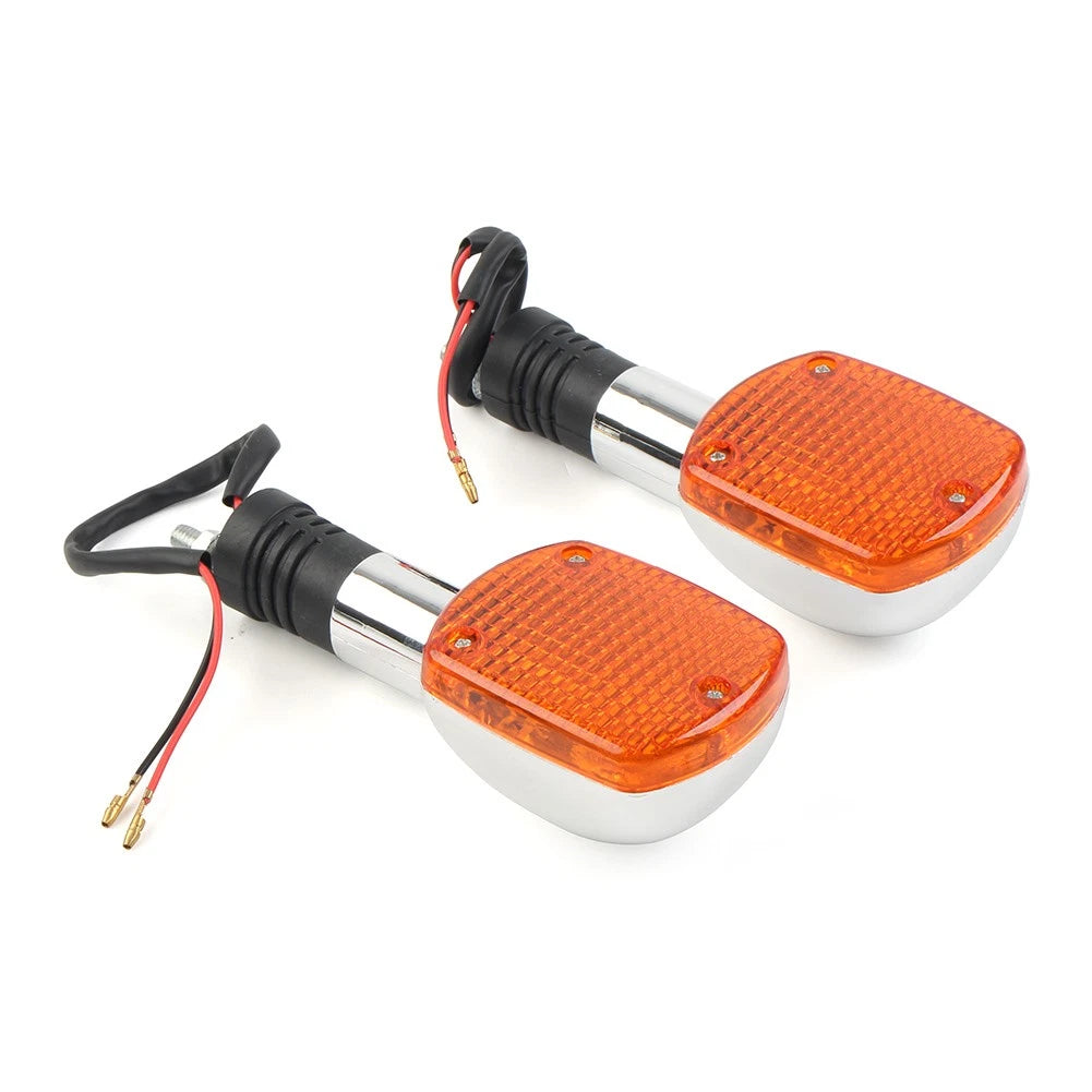 2X Turn Signal Indicator Lamps Amber for Honda Magna Rebel CMX 250 450 (1985–2002)
