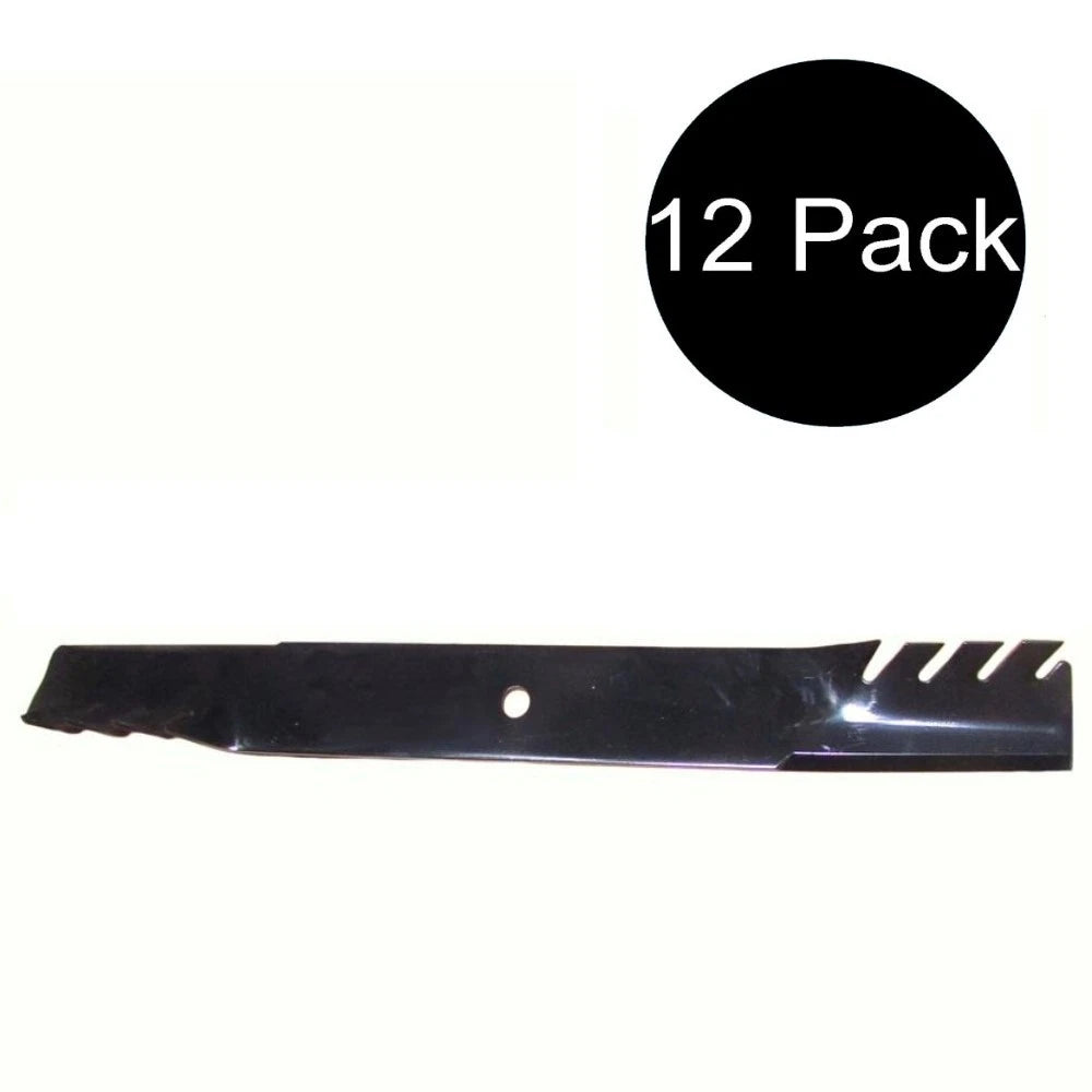 12-Pack High Lift Toothed Blades for Ferris 48112 48113 481709 96341