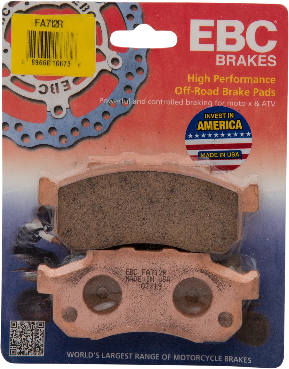EBC Sintered "R" Brake Pads FA712R for