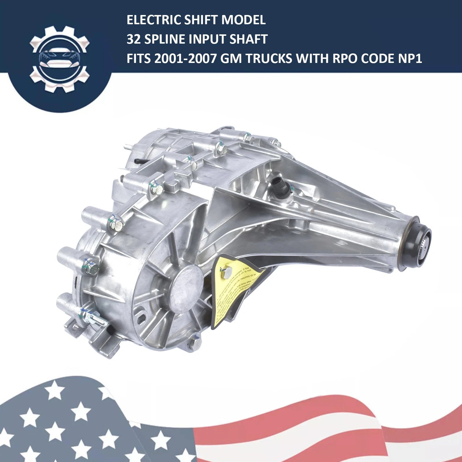Aluminum Transfer Case for GMC Sierra 2500 3500 HD (2001–2007)