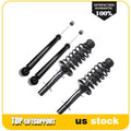 Set of 4 Complete Strut Assemblies and Rear Shock Absorbers for VW Beetle Jetta Golf