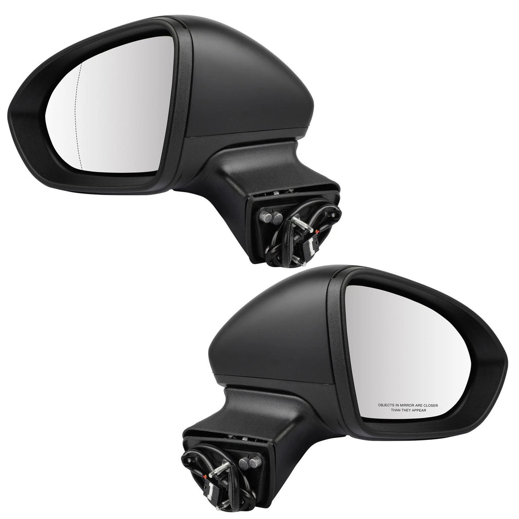 Set of 2 Door Mirrors for Chevrolet Cruze (2016–2019) - Heated, Signal Lamp