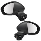 Set of 2 Door Mirrors for Chevrolet Cruze (2016–2019) - Heated, Signal Lamp