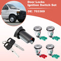 Ignition Key Switch Door Lock Cylinder for Ford Econoline E150 E250 (1992–2002)