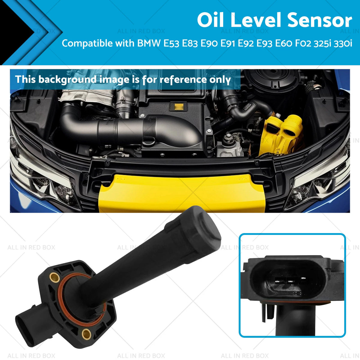 Oil Level Sensor for BMW E53 E83 E90 E91 E92 E93 E60 F02 (2000–2012)