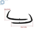 Set of 2 Black Bumper Trim for Mazda CX-9 (2016-2022)