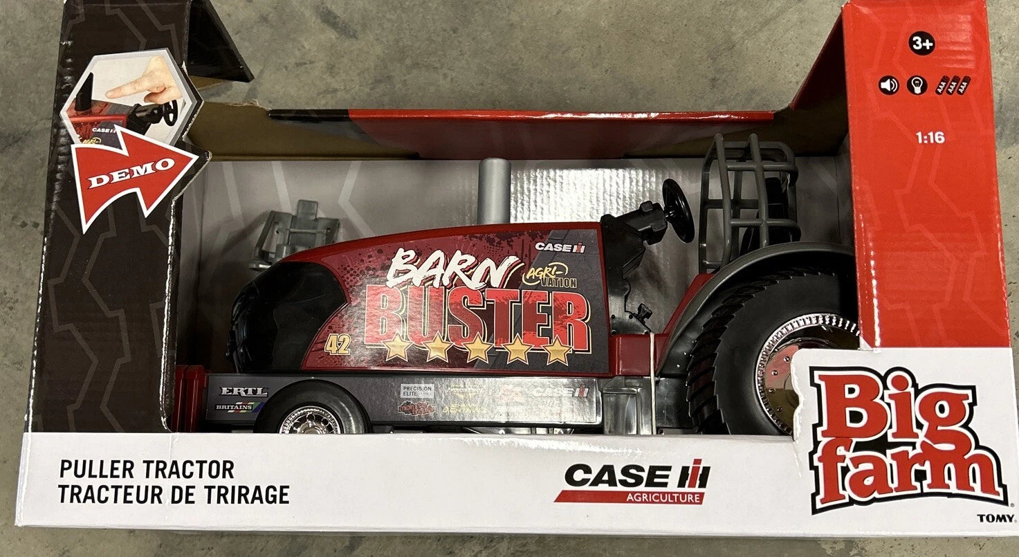 ERTL 1/16 Big Farm Case IH Barn Buster Pulling Tractor