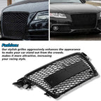 Front Honeycomb Mesh Bumper Grill for Audi A4 S4 RS4 (2009–2012)