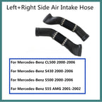 2x Air Intake Hose - Driver/Passenger Side MB CL500 S430 S500 (1992–1999)