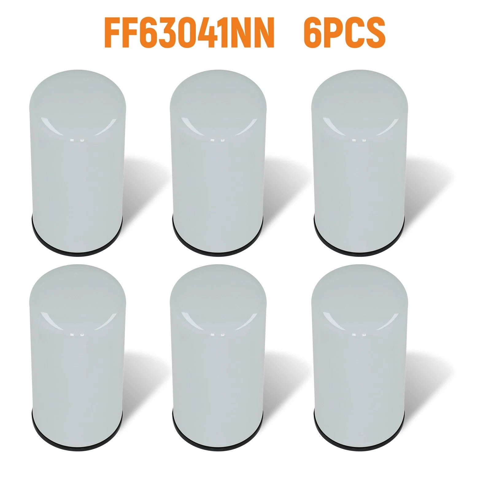 Set of 6 Diesel Filters FF63041NN for Cummins L9 (2020–2022) Replace 5526400