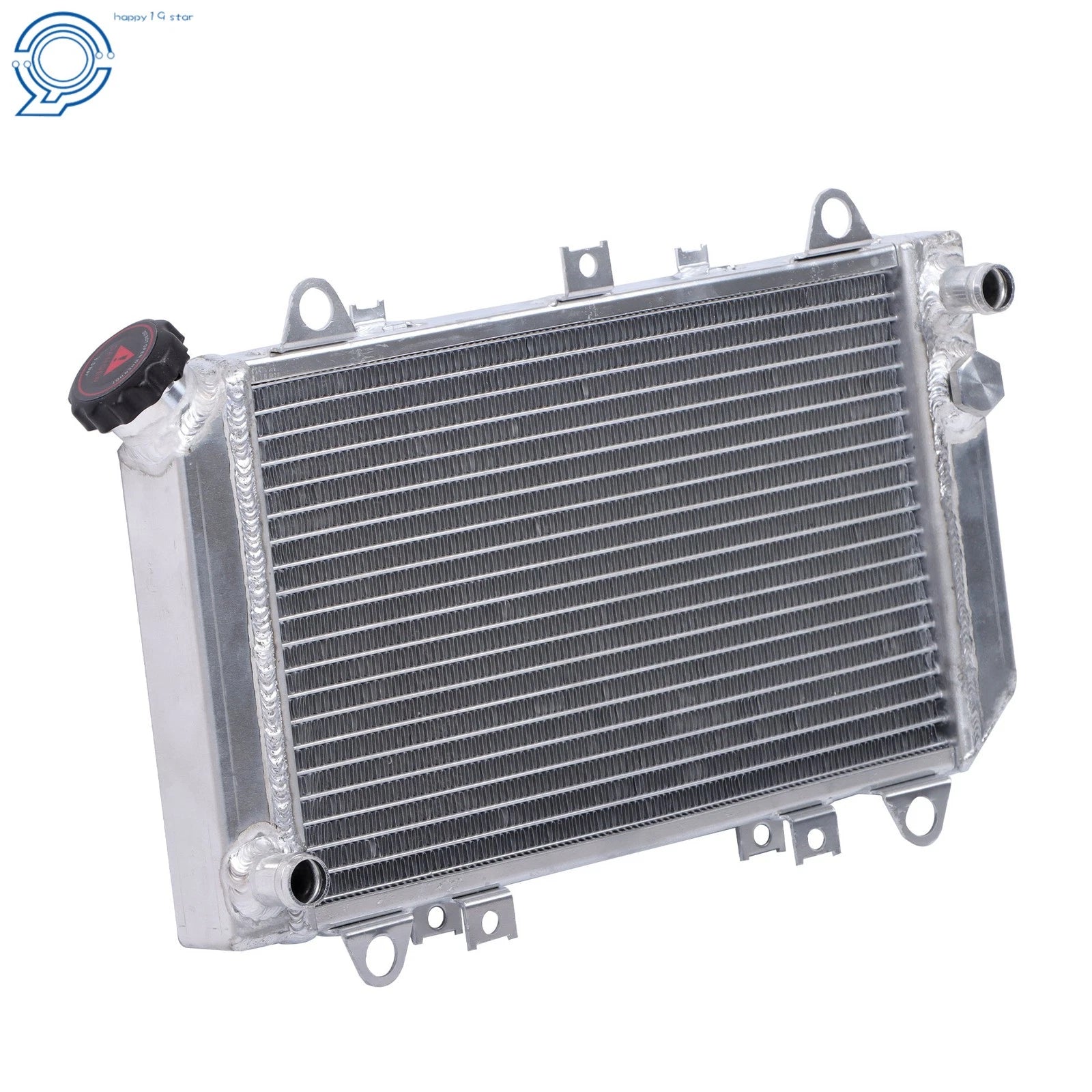 Aluminum Radiator with Cap for Kawasaki Mule 2500 2510 2520 (1993–2000)