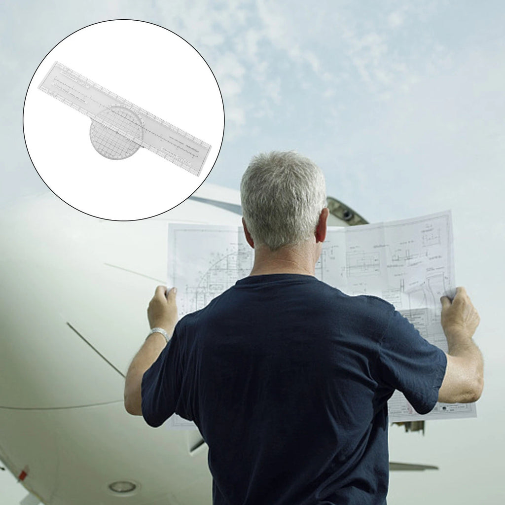Aeronautical Slide Rule with Maps & Terminal Area Info