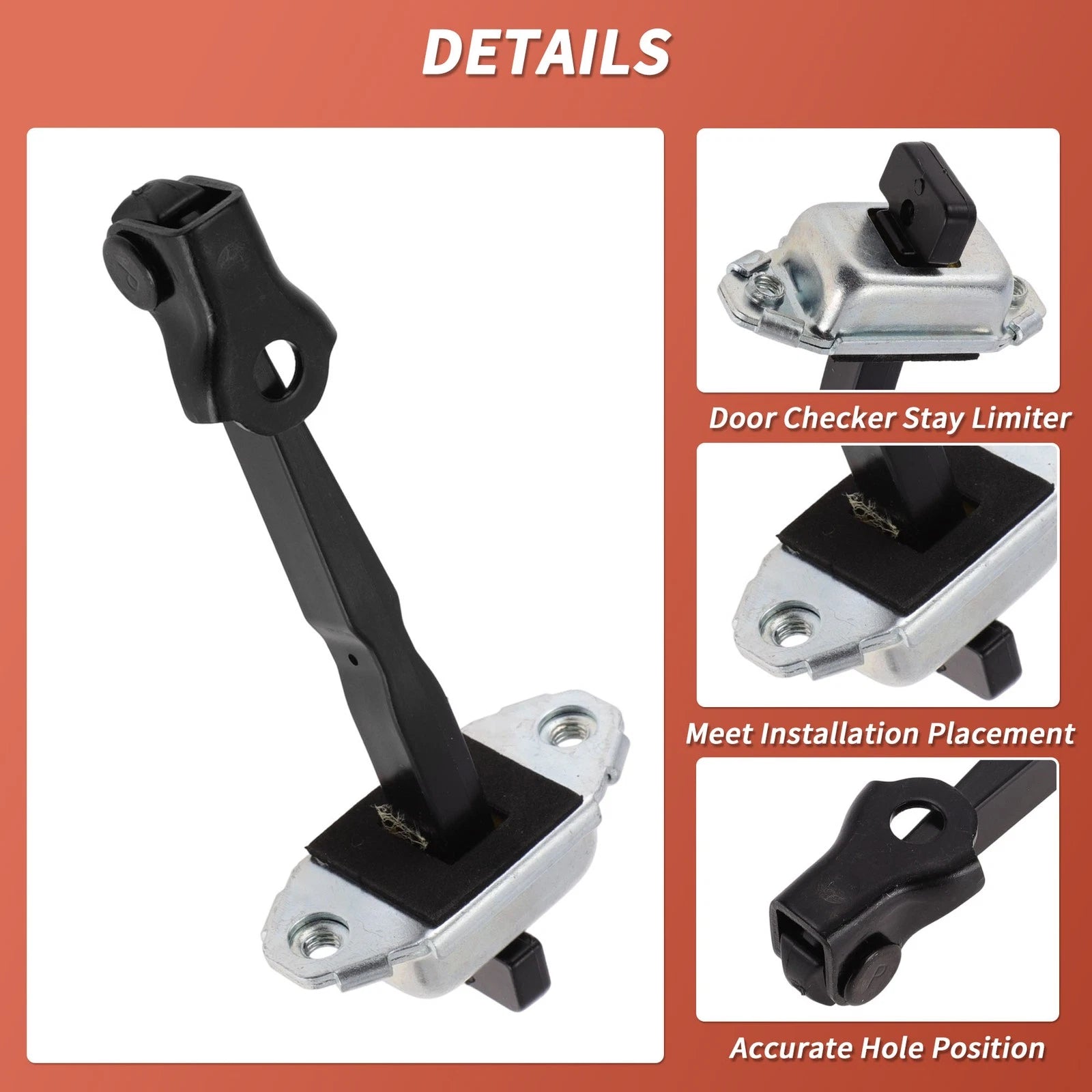 Rear Left Door Check Strap for Kia Forte Sedan (2010–2013) No.794801M000