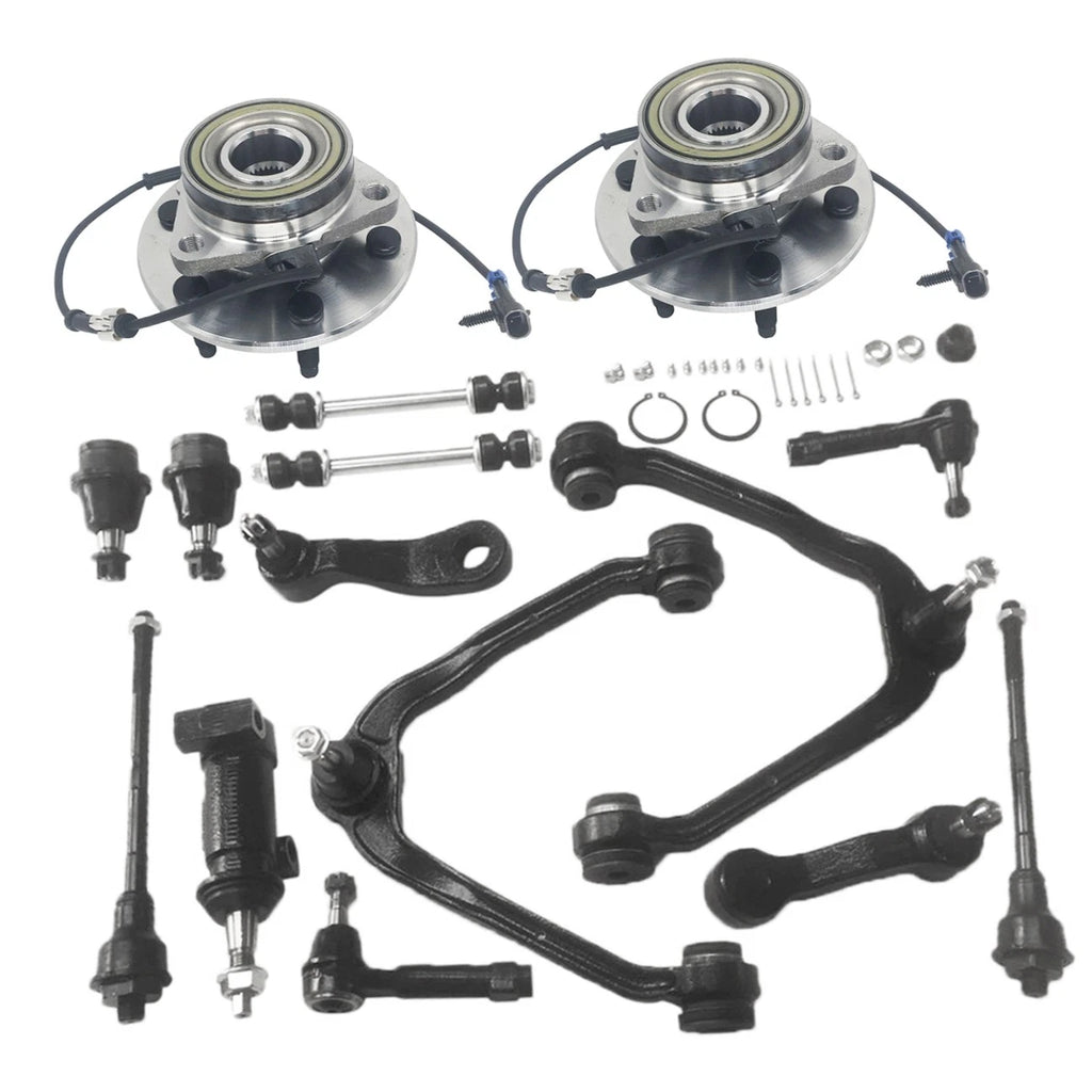 Wheel Bearing & Hub Suspension Control Arm for Chevy Silverado 1500 GMC Sierra (2007–2018)
