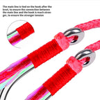 Dual Hook Fishing Lures with Hairtail Skin and Enhanced Hooks for All Models