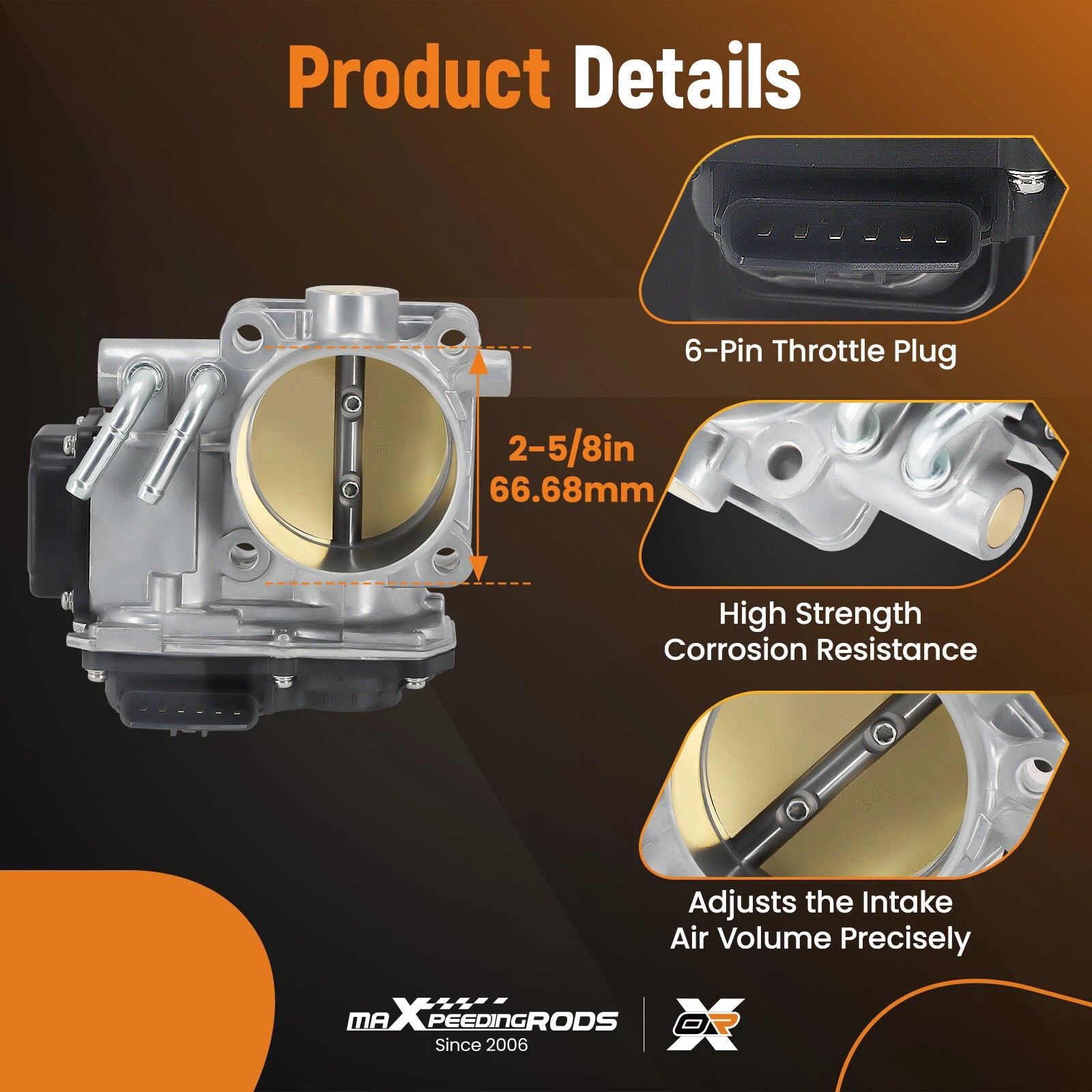 Throttle Body for Honda Civic Crosstour EX (2012–2015)