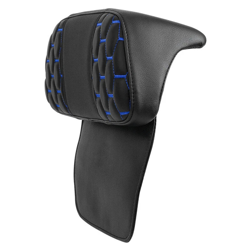 Razor Chopped Trunk Backrest Pad for Harley Road Glide (2014–2023) Black Blue