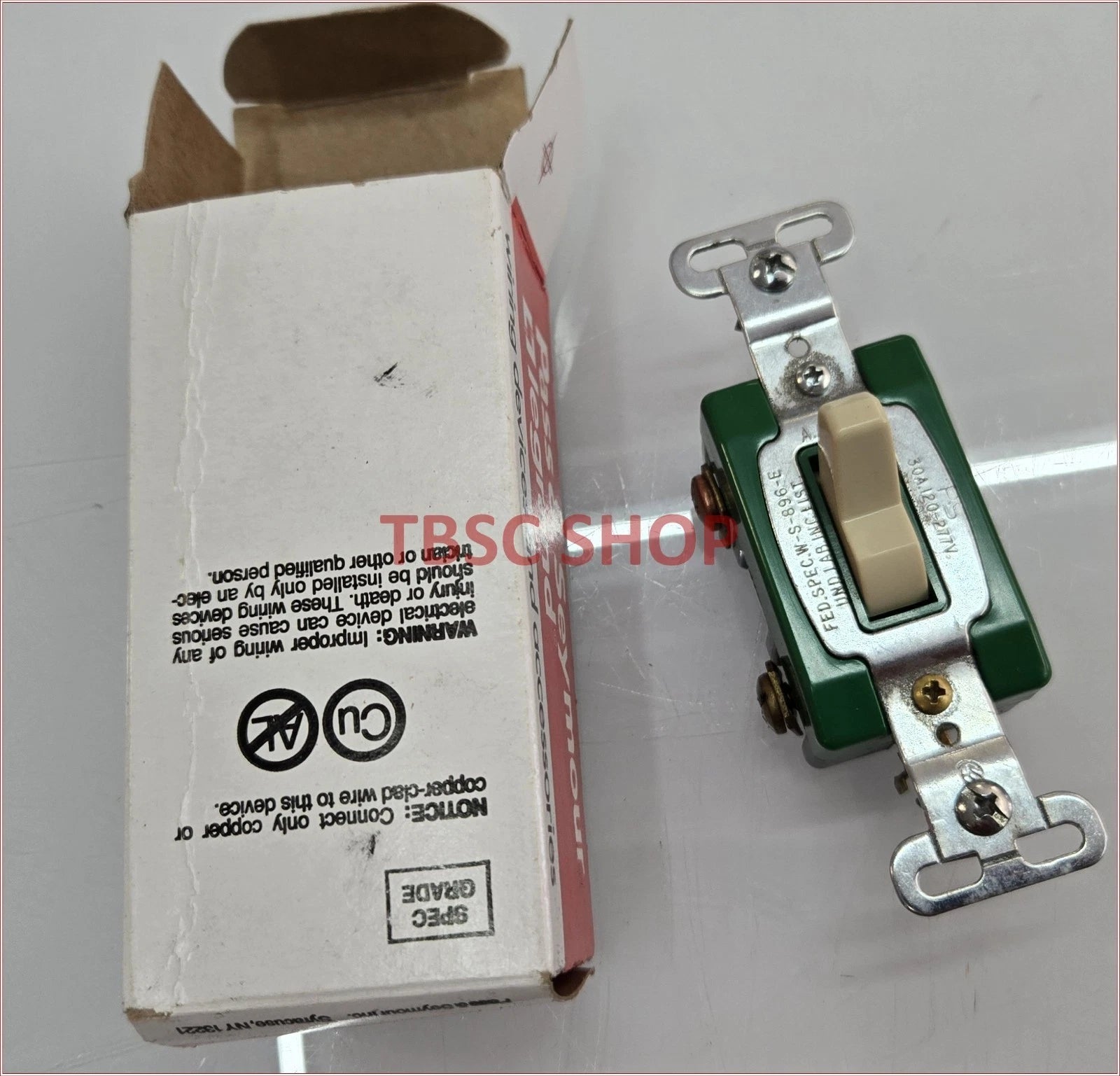 30Amp 120/277V 3-Way Switch for PASS & SEYMOUR PS30AC3