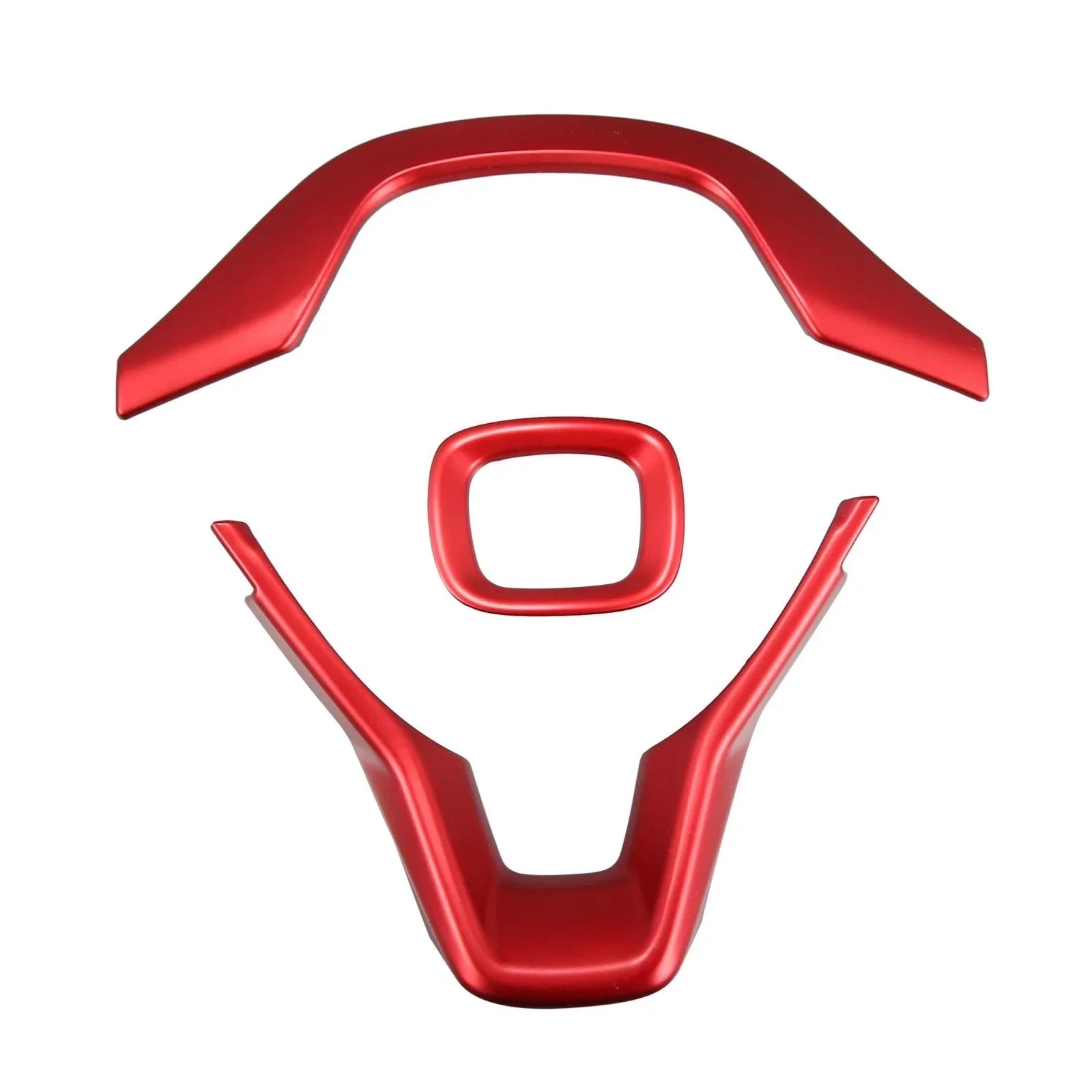 3 x ABS Interior Steering Wheel Cover Trim for Honda Accord (2018-2021) Red