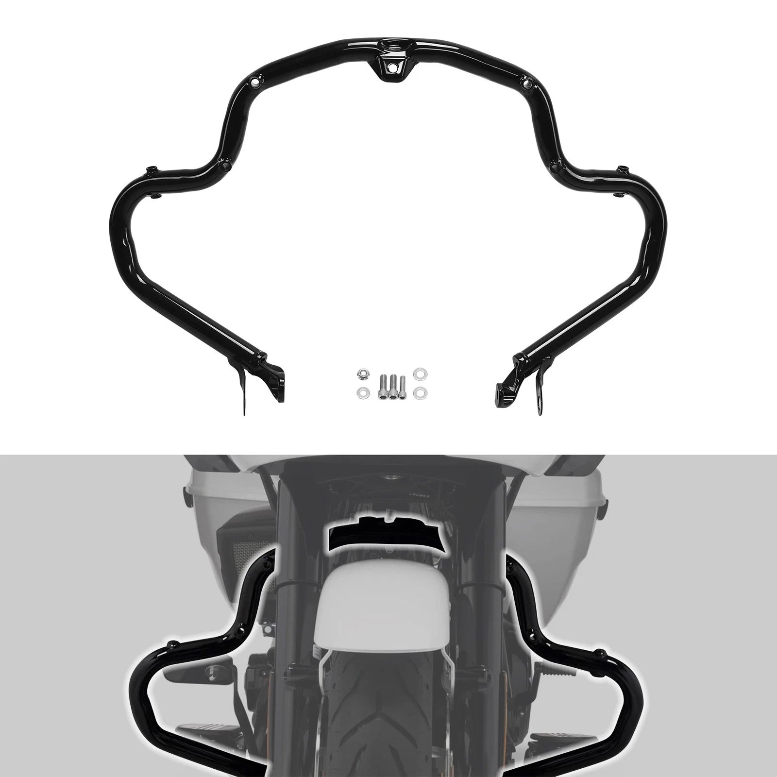 Engine Guard Crash Bar for Harley CVO Street Road Glide (2023–2025)