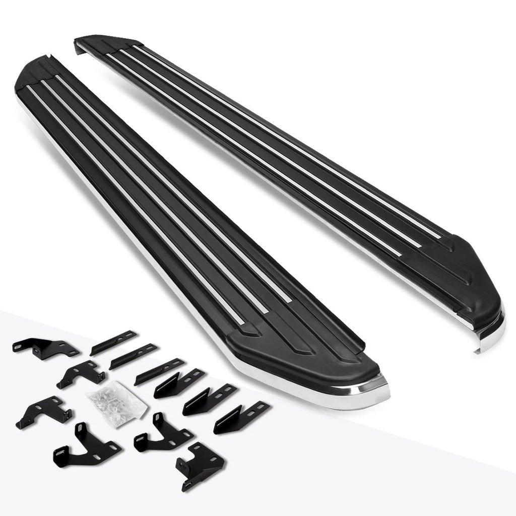 Set of 2 Oval 5" Side Step Nerf Bars for Dodge Ram Truck (2002–2009)