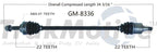 Surtrack Front Right CV Axle Shaft for Chevrolet Spark (2013–2015)