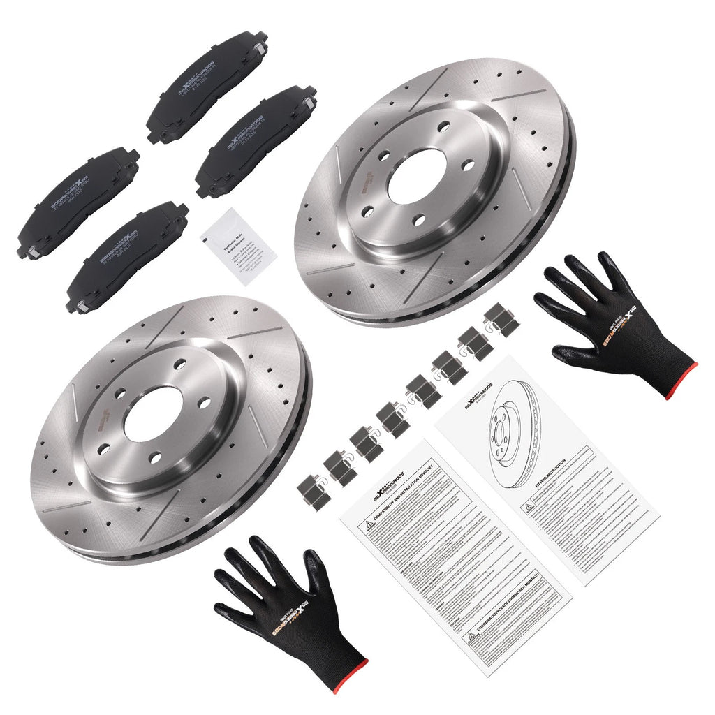 Front Brake Rotors & Pads Kit for Dodge Grand Caravan/Journey (2012–2020) S53068
