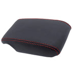 Leather Synthetic Console Armrest Cover for Lexus IS300 (2001–2005) Red Stitch