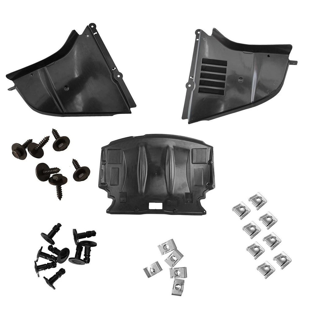 Front Lower Engine Splash Shield Guard Kit for BMW E60 (2004–2007)
