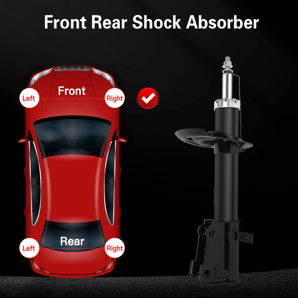 Set of 2 Front Shocks Struts for Dodge Journey (2009-2016)