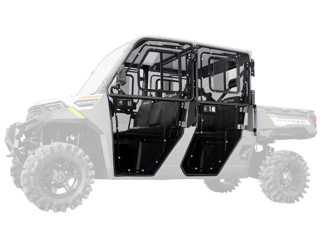 SuperATV Cab Enclosure Doors for Polaris Ranger 1000 Crew (2022–Present)